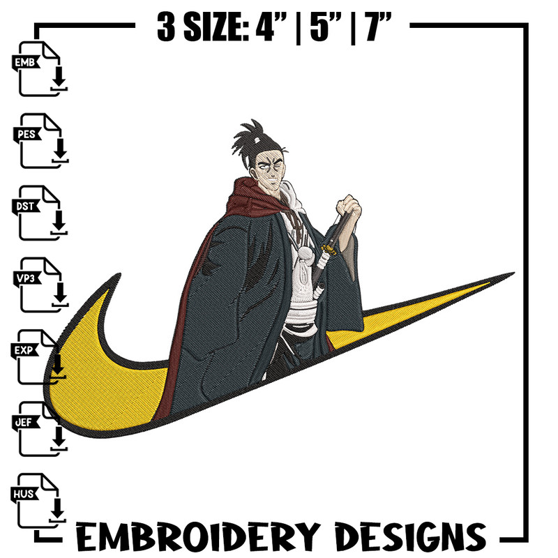 Atomic Embroidery Design, One punch man Embroidery, Embroidery File, Anime Embroidery, Nike shirt, Digital download.jpg