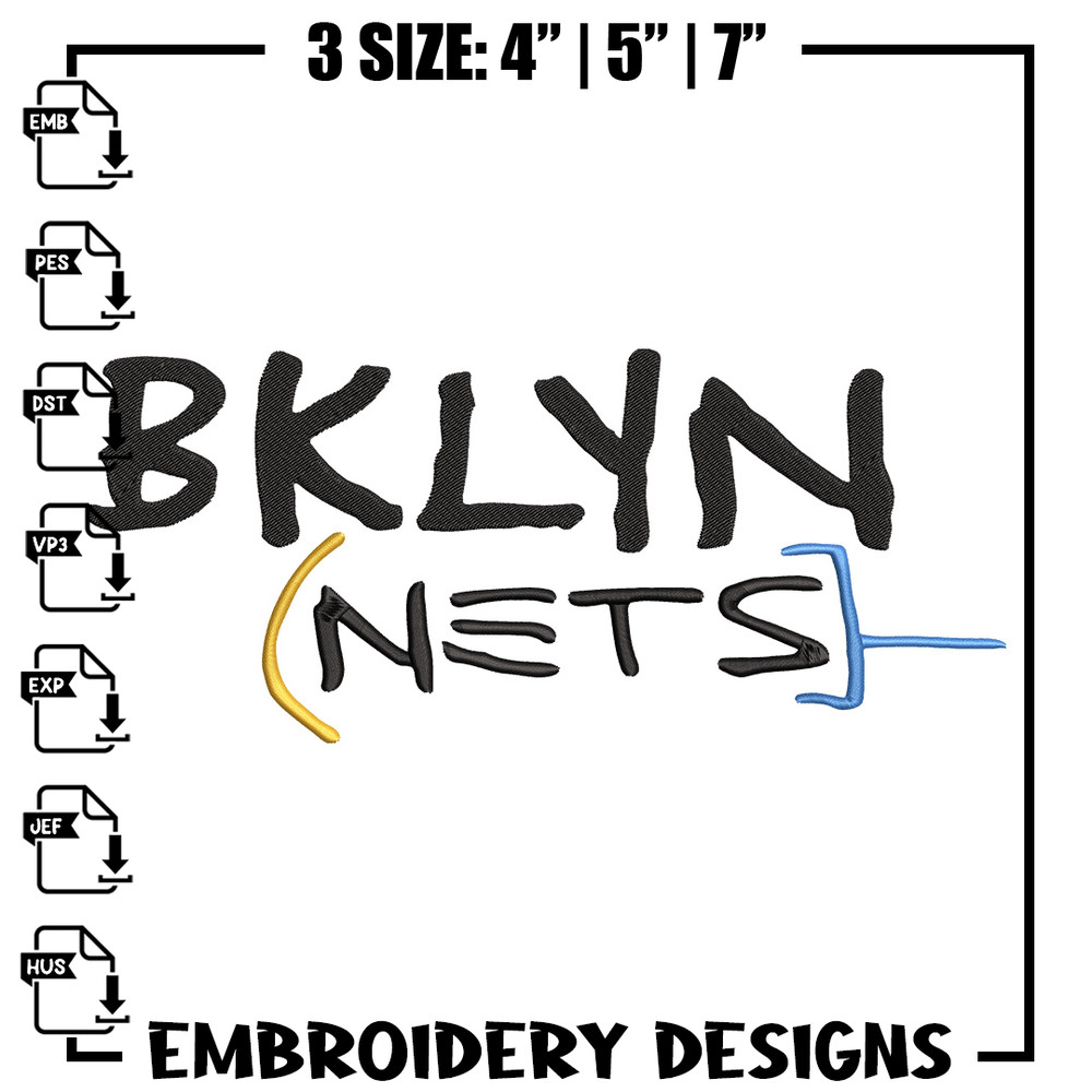 Brooklyn Nets logo embroidery design, NBA embroidery,Sport embroidery, Logo sport embroidery, Embroidery design..jpg