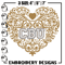 California Baptist heart embroidery design, Sport embroidery, logo sport embroidery, Embroidery design, NCAA embroidery.jpg