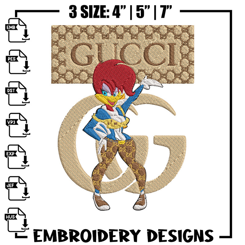 Cartoon adidas Embroidery Design, Gucci Embroidery, Embroidery File, Brand Embroidery, Logo shirt, Digital download.jpg