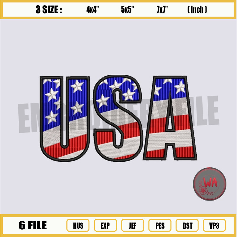 4th July Independence Day Embroidery Machine Design, USA Embroidery Design, USA Flag Embroidery Designs, , American Embr.jpg