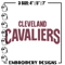 Cleveland Cavaliers Logo embroidery design, NBA embroidery, Sport embroidery, Embroidery design, Logo sport embroidery.jpg