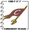 Cleveland Cavaliers logo embroidery design, NBA embroidery, Sport embroidery,Embroidery design, Logo sport embroidery..jpg