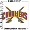 Cleveland Cavaliers logo embroidery design, NBA embroidery,Sport embroidery, Embroidery design, Logo sport embroidery..jpg