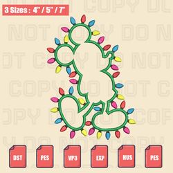 mikey christmas embroidery file, christmas embroidery designs, machine embroidery design file178