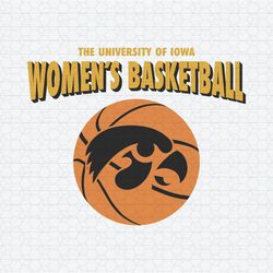 The University Of Iowa Womens Basketball NCAA Svg