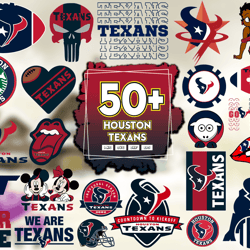 50 Designs Houston Texans Football Svg Bundle, Texans Girl Lovers Svg