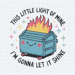 groovy little light of mine i'm gonna let it shine svg