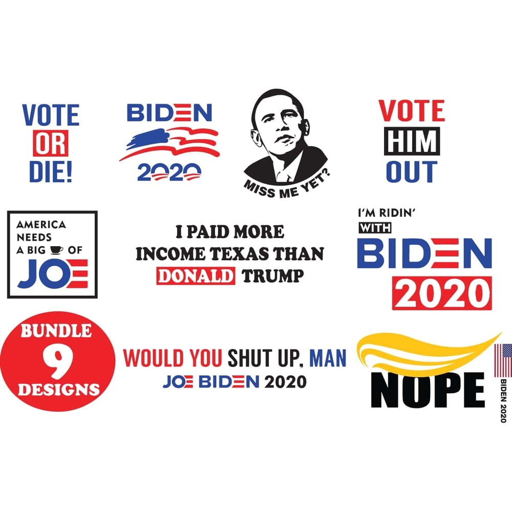 9 Files USA Election Bundle SVG USA Election SVG Barack Obama SVG Trump SVG Joe Biden SVG.jpg