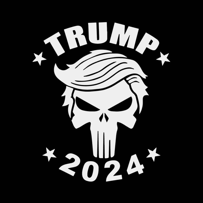 Donald Trump 2024 Skull SVG, Pro Trump SVG Trump Desantis 2024 SVG.jpg
