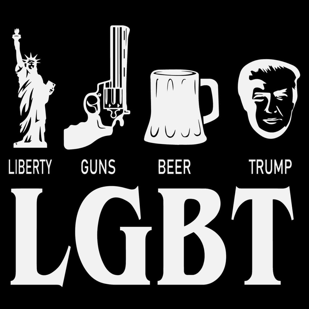 Lgbt Liberty Guns Beer Trump SVG Beer Lovers SVG Donald Trump SVG Liberty Statue Drinking Beer Shooting SVG.jpg