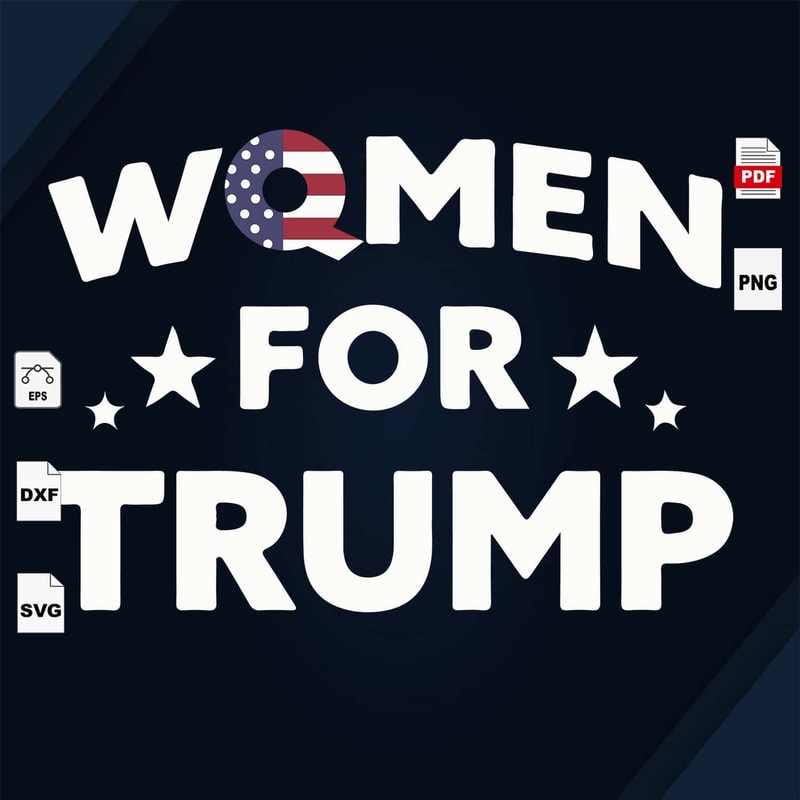 Wqmen For Trump Qanon SVG Q Ano Trump 45th President SVG.jpg