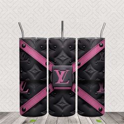 3D Louis Vuitton Fashion Bag Design Tumbler PNG
