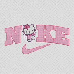 Nike Hello Kitty Embroidery Design, Nike Anime Embroidery Design