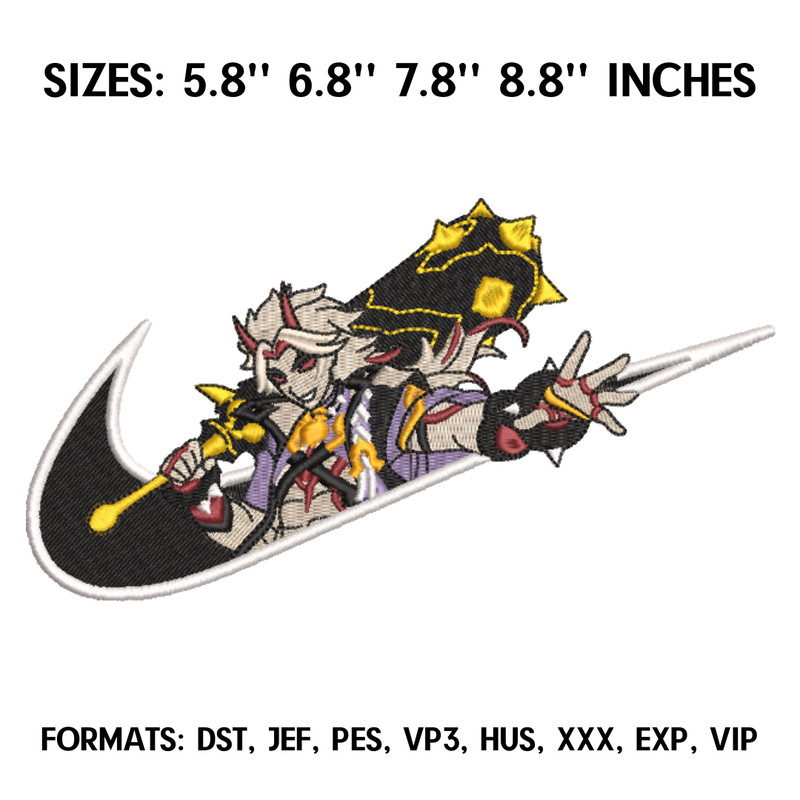 Arrataki Itto Embroidery Design File, Genshin Impact Embroidery Design, Genshin Impact Anime Pes Design Brother.png