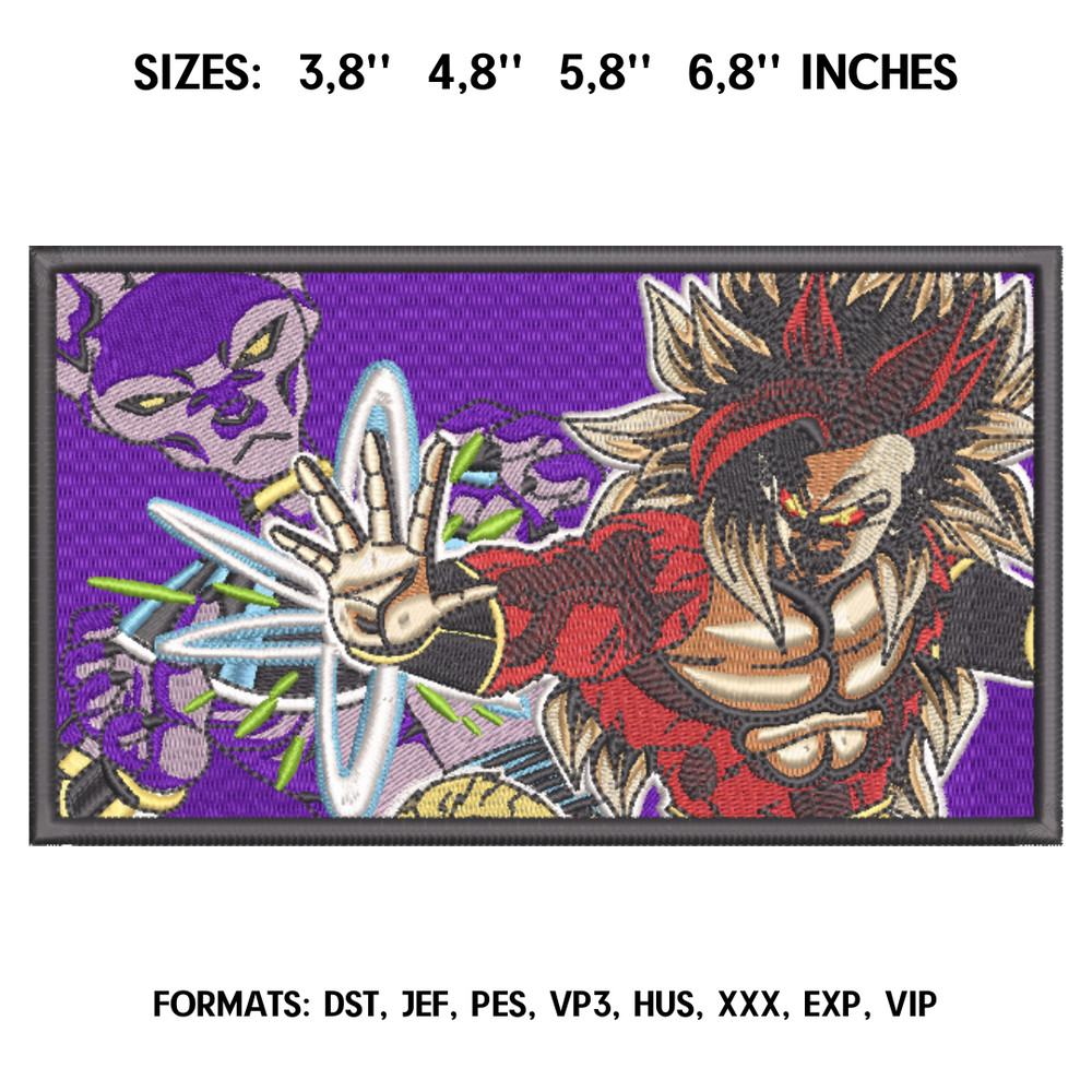 DragonBall Embroidery Design File, Dragon Ball Anime Embroidery Design, Anime Design Brother, Machine embroidery 1.png