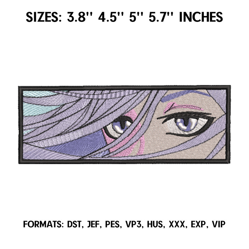 Esdeath Embroidery Design File, Akame ga Kill Anime Embroidery Design, Izuku Machine embroidery pattern..png