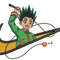 Freecss Gon Embroidery Design File, Hunter x Hunter Anime Embroidery Design, Machine Design Pes Dst. Nike Gon Freecss.jpg