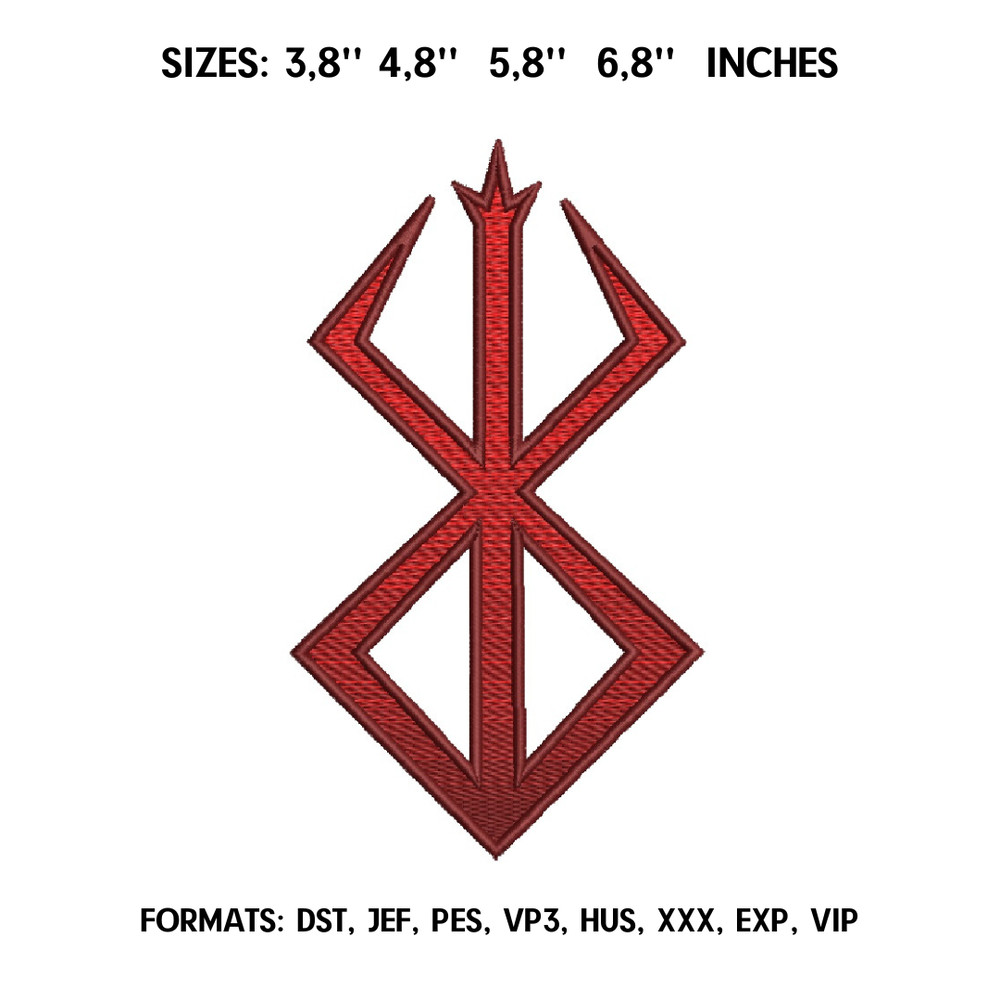 Guts Berserk Logo Embroidery Design File  Berserk Anime Embroidery Design Berserk Guts embroidery design 1.png