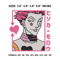 Hisoka Embroidery Design File, Hunter x Hunter Anime Embroidery Design, Anime Pes Design Brother, Hisoka Morow Design.png