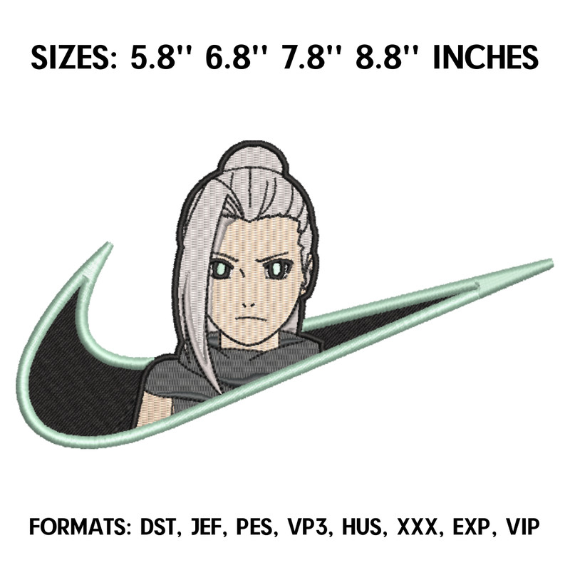 Ino Yamanaka Embroidery Design File Naruto Anime Embroidery Design Machine  Design Pes Dst. Nike Ino embroidery.png