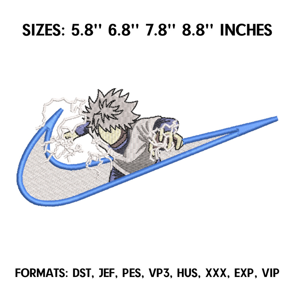 Killua Embroidery Design File Hunter x Hunter Anime Embroidery Design Machine  Design Pes Dst. Nike Killua Zoldyck.png
