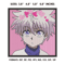 Killua Zoldyck Embroidery Design File Hunter x Hunter Anime Embroidery Design Machine embroidery pattern. Pes Dst 1.png