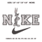 Nike Bugs Bunny Embroidery Design File  Anime Embroidery Design Nike Logo Machine Embroidery  Design Pes Dst.png