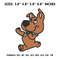 Scooby Doo Embroidery Design, Scooby Doo Anime Embroidery, Machine embroidery pattern. Anime Pes Design Brother.png