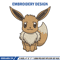Eevee embroidery design, Pokemon embroidery, Anime design, Embroidery file, Digital download, Embroidery shirt.jpg