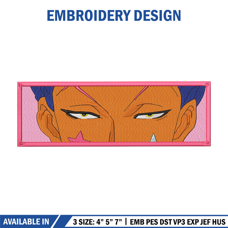 Hisoka pink eyes embroidery design, Hxh embroidery, Embroidery shirt, Embroidery file, Anime design, Digital download.jpg