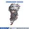 Kakashi Knife embroidery design, Naruto embroidery, logo design, anime design, anime shirt, Digital download.jpg