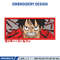 Luffy haki embroidery design, One piece embroidery, Anime design, Embroidery shirt, Embroidery file, Digital download.jpg