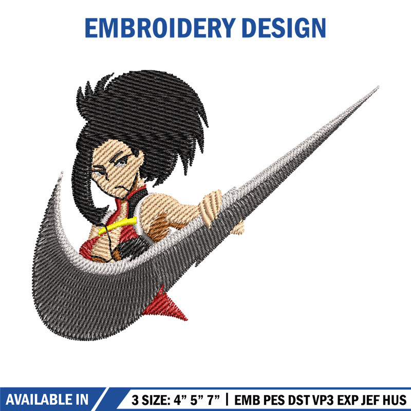 Momo swoosh embroidery design, My hero academia embroidery, Nike design, anime design, anime shirt, Digital download.jpg