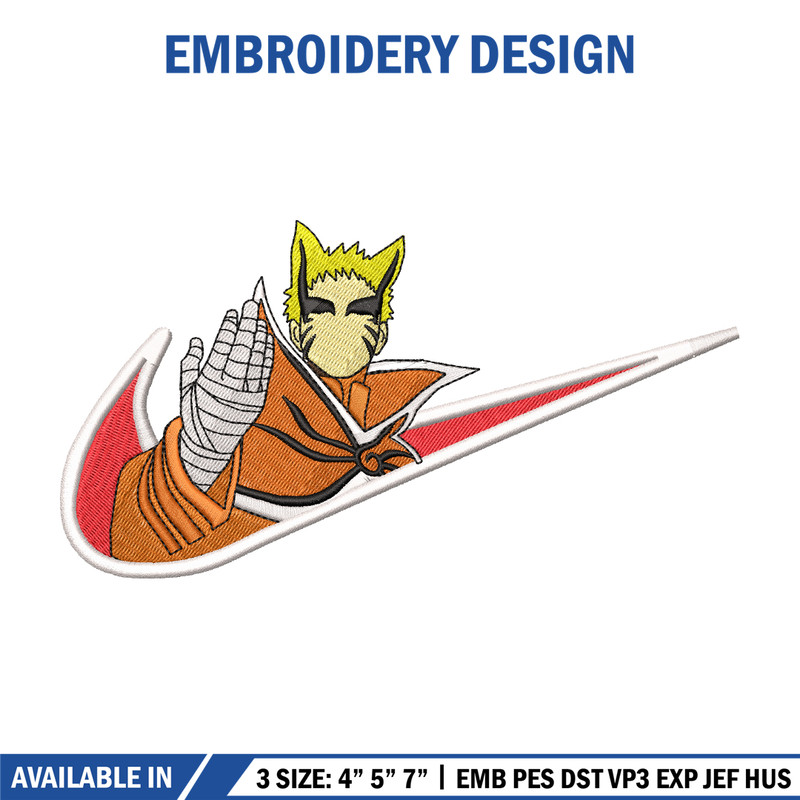Naruto Nike embroidery design, Naruto anime embroidery, Nike design, anime design, anime shirt, Digital download.jpg