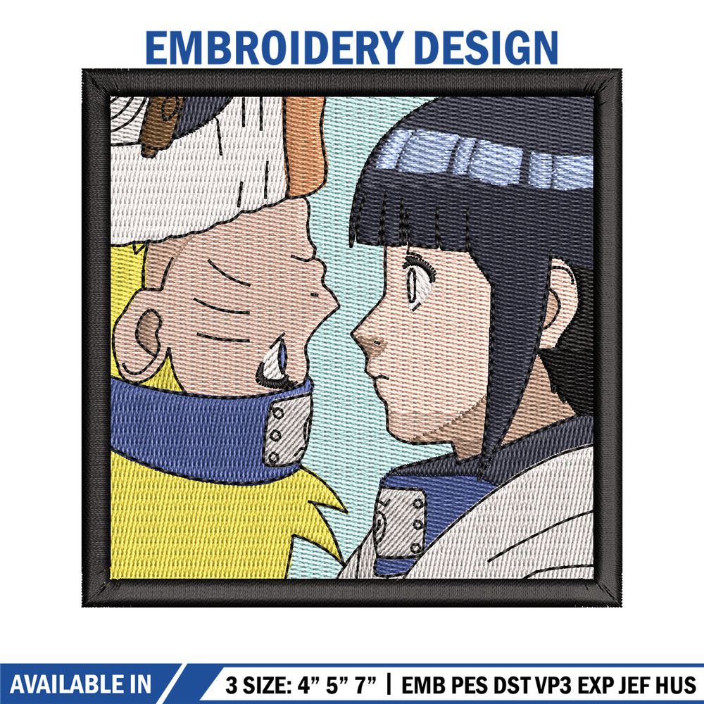 Naruto x hinata embroidery design, Naruto embroidery, Anime design, Embroidery shirt, Embroidery file, Digital download.jpg