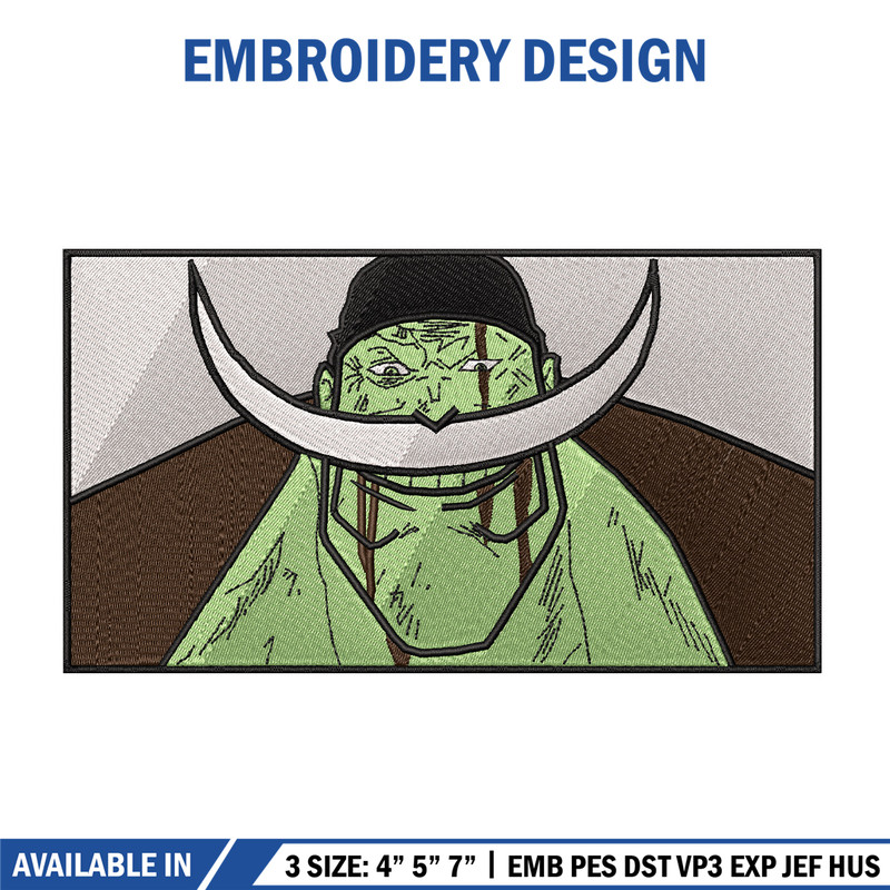 Newgate box embroidery design, One piece embroidery, Anime design, Embroidery shirt, Embroidery file, Digital download.jpg