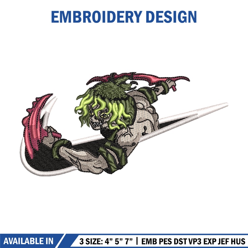 Nike Gyutaro embroidery design, Kimetsu no Yaiba embroidery, nike design, anime shirt, digital download.jpg