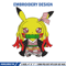 Pikachu Nezuko Demon embroidery design, Pokemon embroidery, logo design, anime design, anime shirt, Digital download.jpg