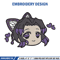Shinobu chibi embroidery design, Shinobu embroidery, Embroidery shirt, Embroidery file, Anime design, Digital download.jpg