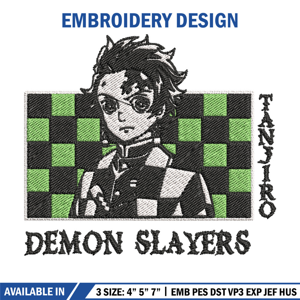 Tanjiro man embroidery design, Tanjiro embroidery, Embroidery shirt, Embroidery file, Anime design, Digital download.jpg