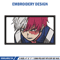 Todoroki box embroidery design, Mha embroidery, Embroidery shirt, Embroidery file, Anime design, Digital download.jpg