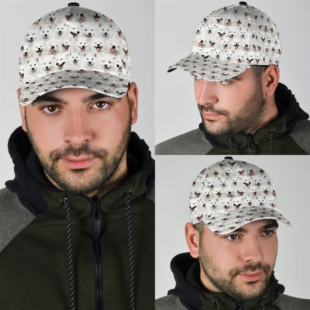 American Eskimo Cap - Hats For Walking With Pets - Dog Hats Gifts For Relatives 3.jpg