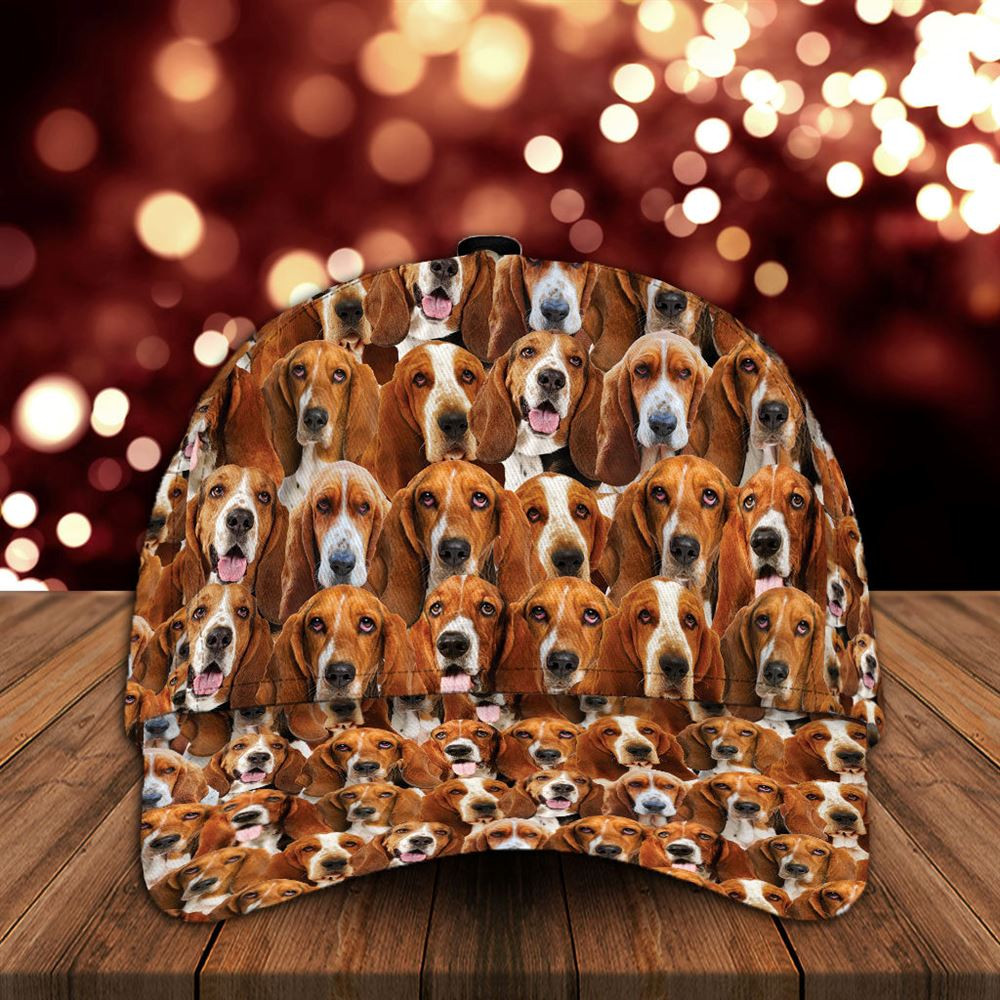 Basset Hound Cap - Hats For Walking With Pets - Dog Hats Gifts For Relatives 1.jpg