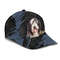 Bearded Collie Jean Background Custom Name & Photo Dog Cap - Classic Baseball Cap All Over Print - Gift For Dog Lovers 2.jpg