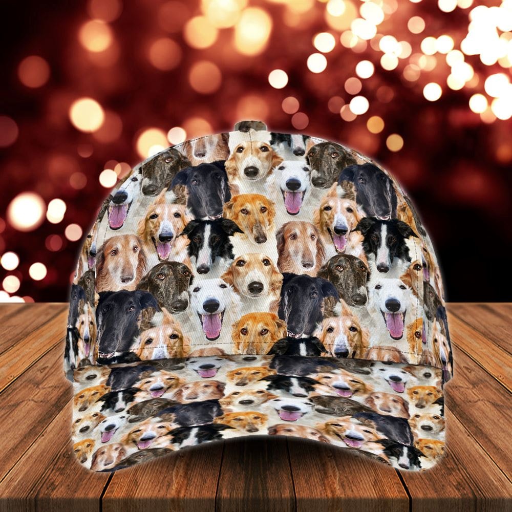 Borzoi Cap - Hats For Walking With Pets - Dog Hats Gifts For Relatives 1.jpg