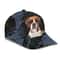 Boxer Jean Background Custom Name & Photo Dog Cap - Classic Baseball Cap All Over Print - Gift For Dog Lovers 2.jpg