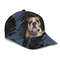 Bulldog Jean Background Custom Name & Photo Dog Cap - Classic Baseball Cap All Over Print - Gift For Dog Lovers 2.jpg