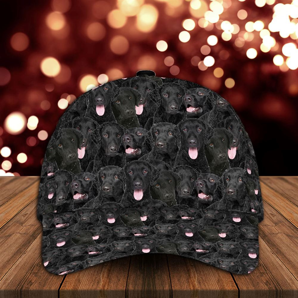 Curly Coated Retriever Cap - Hats For Walking With Pets - Dog Hats Gifts For Relatives 1.jpg
