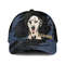 Dalmatian Jean Background Custom Name & Photo Dog Cap - Classic Baseball Cap All Over Print - Gift For Dog Lovers 1.jpg